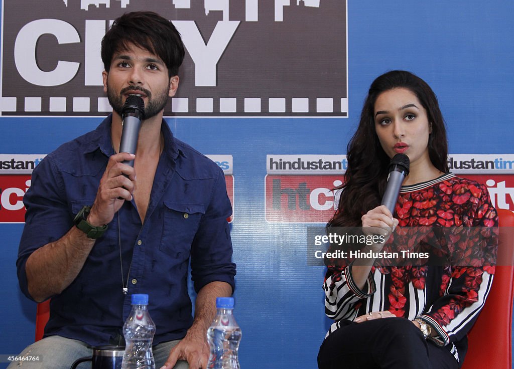 Starcast Of Haider At HT House For Film Promotion