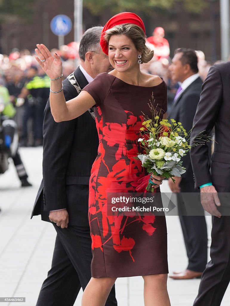 Queen Maxima Of The Netherlands Opens Markthal