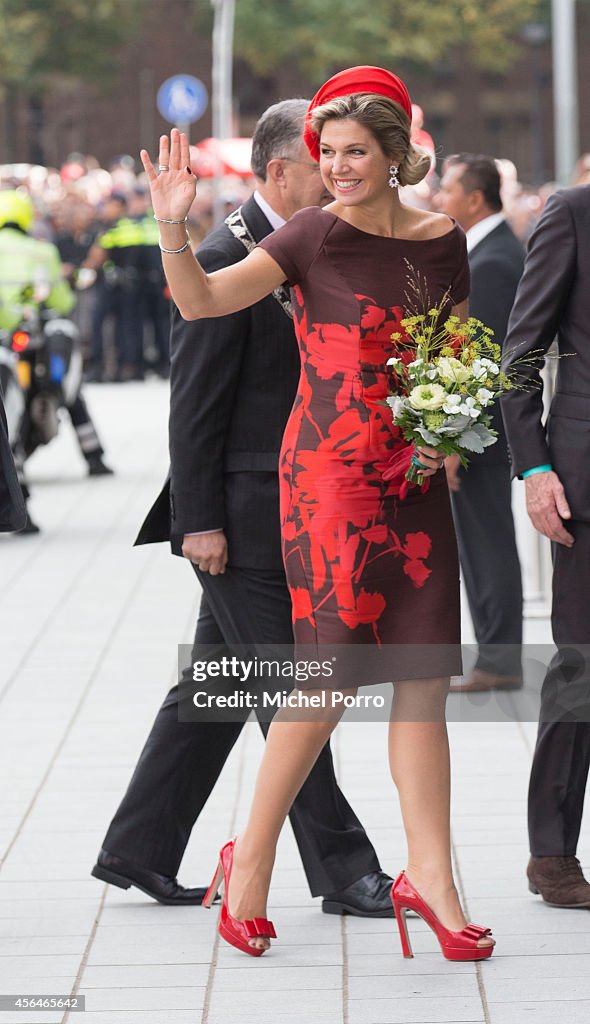 Queen Maxima Of The Netherlands Opens Markthal