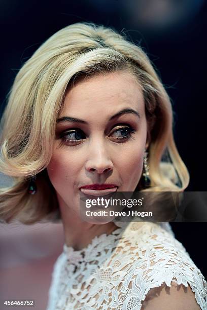 Sarah Gadon attends the UK premiere of Dracula Untold at Odeon West End on October 1, 2014 in London, England.