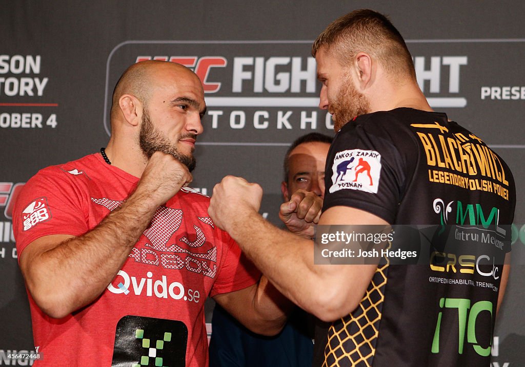 UFC Stockholm Open Workouts