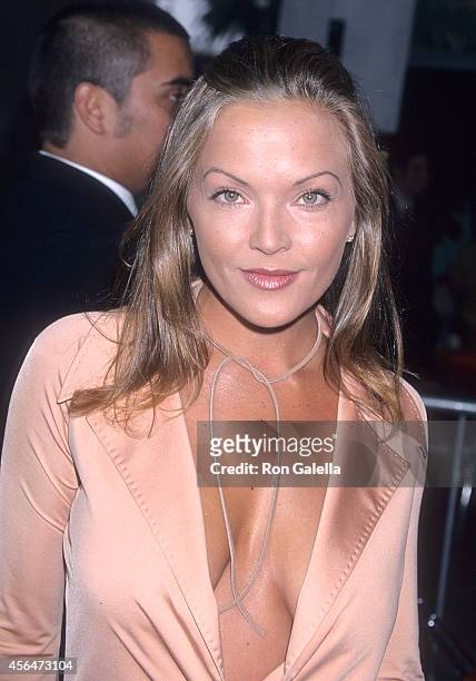 Actress Brandy Ledford attends the "Rat Race" Century City Premiere on July 30, 2001 at Loews Cineplex Century Plaza Theatres in Century City,...