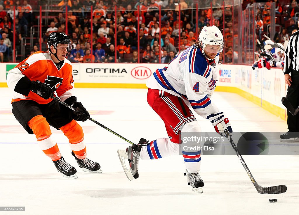 New York Rangers v Philadelphia Flyers