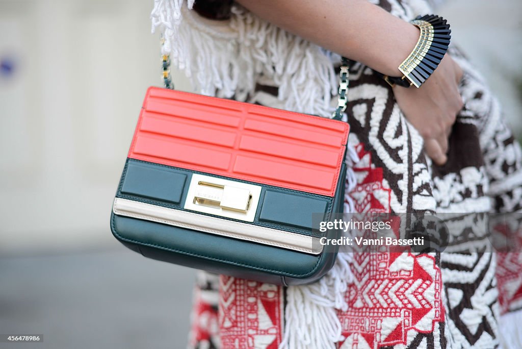 Street Style - Paris Fashion Week, Womenswear S/S 2015 : October 1st