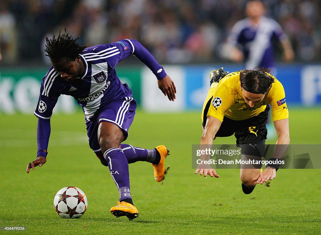 RSC Anderlecht v Borussia Dortmund - UEFA Champions League