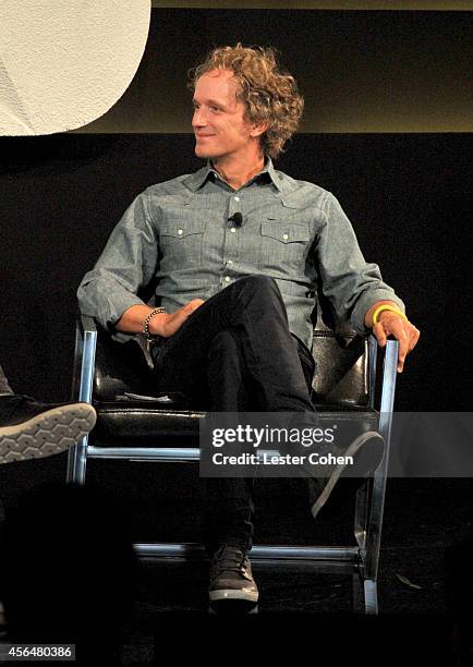 Founder and Chief Designer of Fuseproject, Yves Behar speaks onstage at the WIRED by Design retreat at Skywalker Sound on October 1, 2014 in Marin...