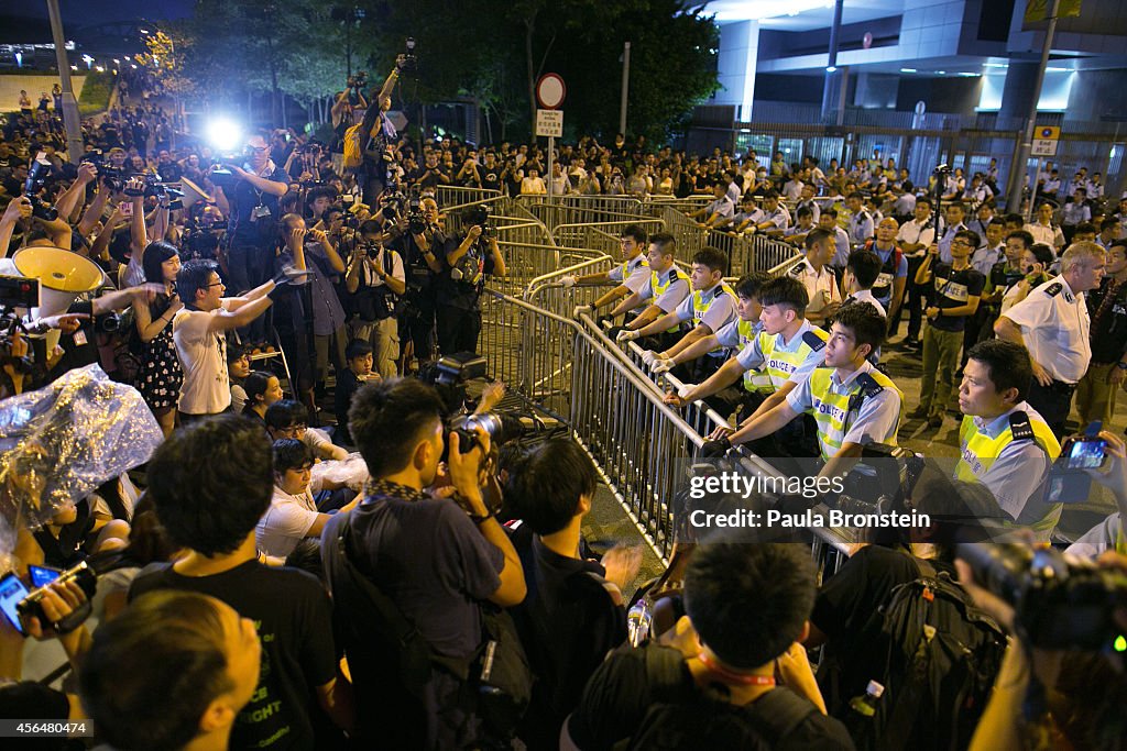 Sit In Protest Continues In Hong Kong Despite Chief Executive's Calls To Withdraw