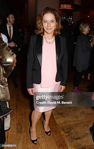 Diana Quick attends an after party following the press night performance of "Electra", playing at The Old Vic, at Skylon Grill on October 1, 2014 in...