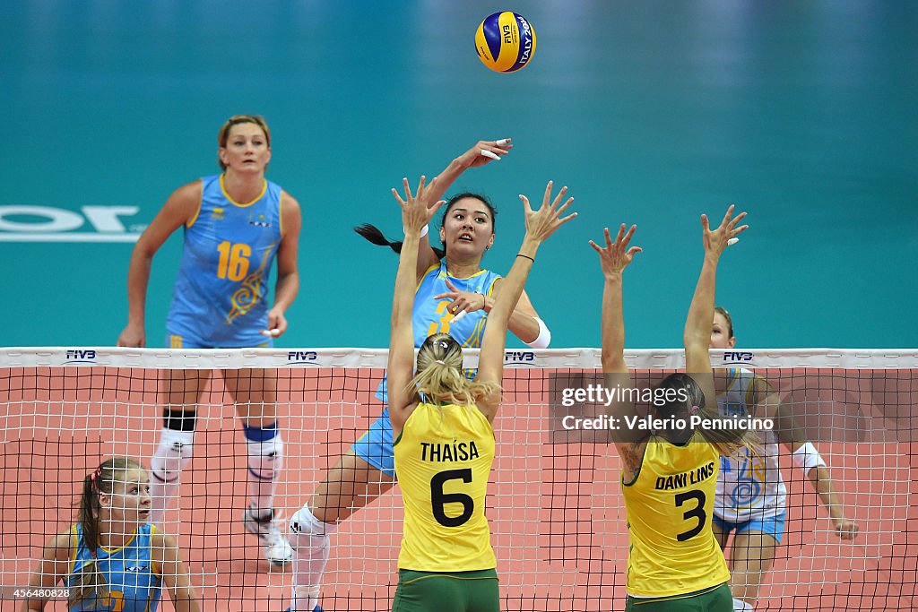 Brazil v Kazakhstan - FIVB Women's World Championship