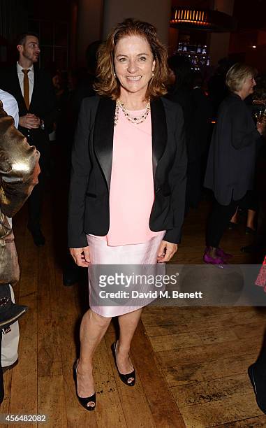 Diana Quick attends an after party following the press night performance of "Electra", playing at The Old Vic, at Skylon Grill on October 1, 2014 in...