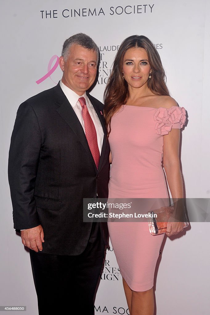 The Estee Lauder Companies Breast Cancer Awareness (BCA) Campaign And The Cinema Society Host A Special Screening Of "Hear Our Stories. Share Yours." - Arrivals