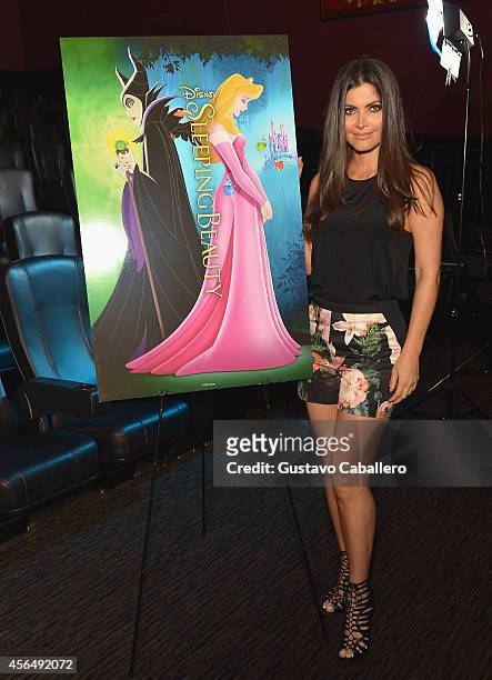 Chiquinquira Delgado Hosts Sleeping Beauty Screening In Celebration Of The Oct. 7 Diamond Edition Release on October 1, 2014 in Coconut Grove,...