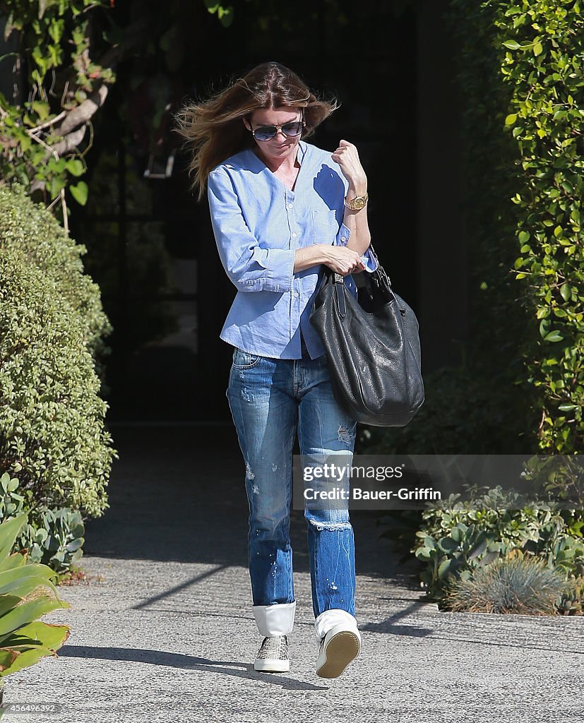 Celebrity Sightings In Los Angeles - October 01, 2014