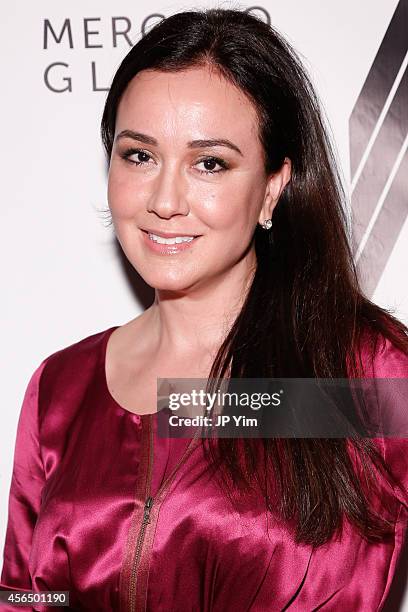 Norma Angelica Lujan attends the Mercado Global Fashion Forward Gala at Hotel Americano on October 1, 2014 in New York City.