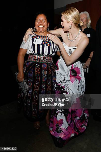 Delia Mendoza and Kelly Rutherford attend the Mercado Global Fashion Forward Gala at Hotel Americano on October 1, 2014 in New York City.