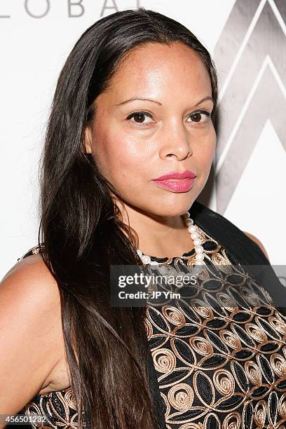 Rolise Rachel attends the Mercado Global Fashion Forward Gala at Hotel Americano on October 1, 2014 in New York City.