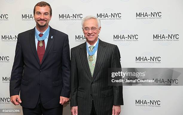 Congressional Medal of Honor Recipient and Honoree Sal Giunta and Retired United States Army colonel and Medal of Honor recipient Jack H. Jacobs...