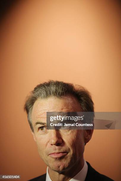 President of Morgan Stanley Wealth Management and Investment Management Greg Fleming speaks to the media during the 2014 "Working for Wellness And...