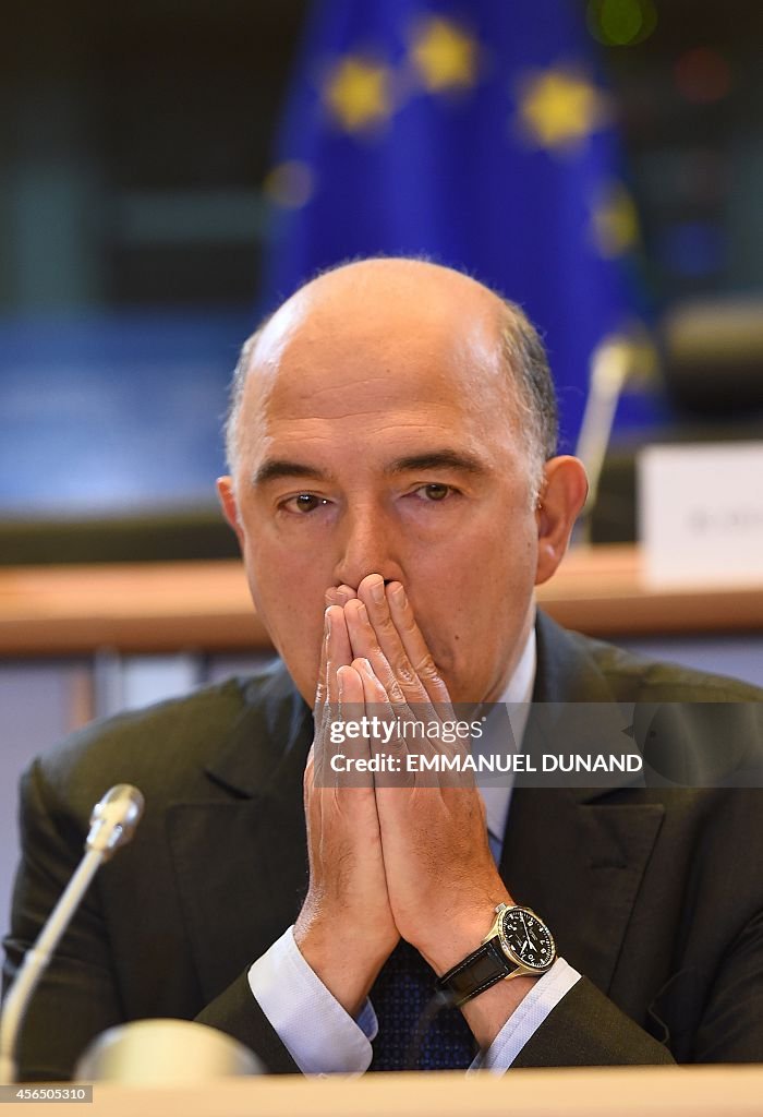 BELGIUM-EU-FRANCE-COMMISSION HEARINGS-MOSCOVICI