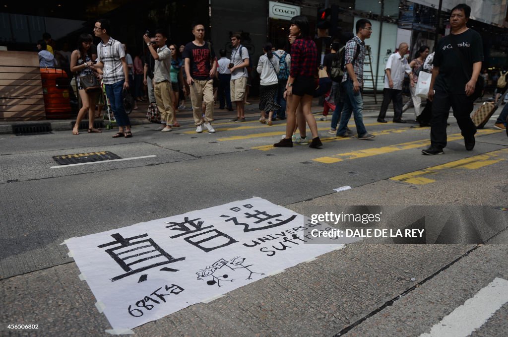 HONG KONG-CHINA-POLITICS-DEMOCRACY