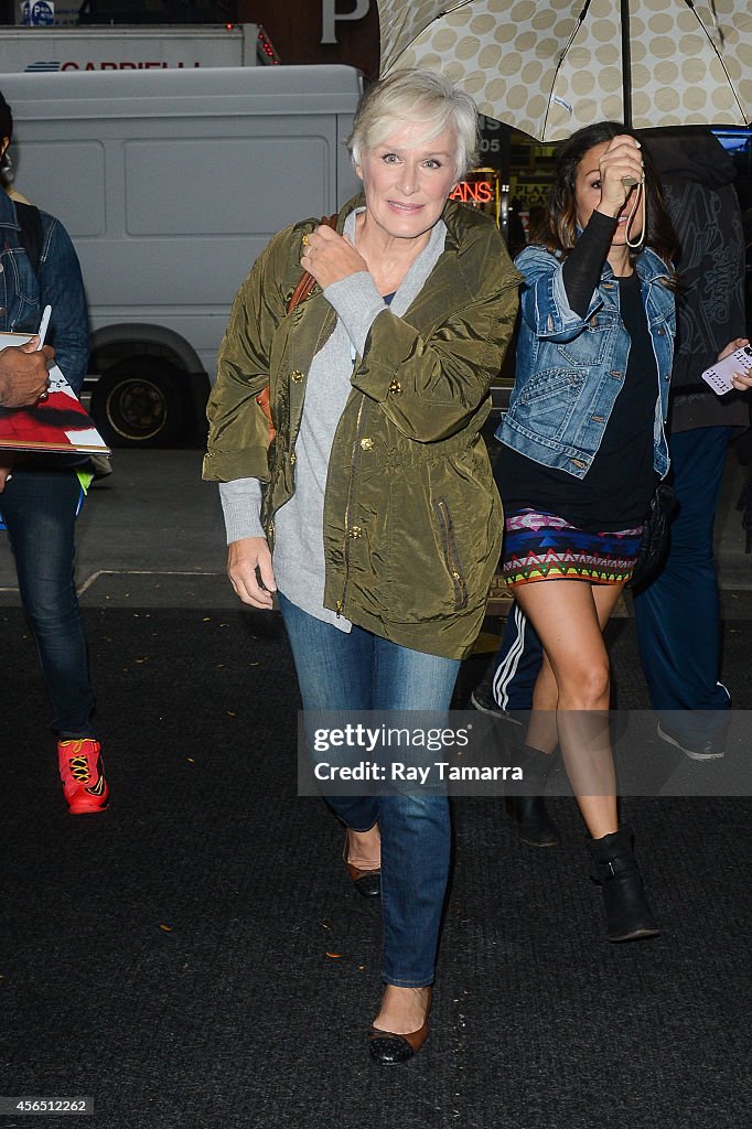 Celebrity Sightings In New York City - October 01, 2014