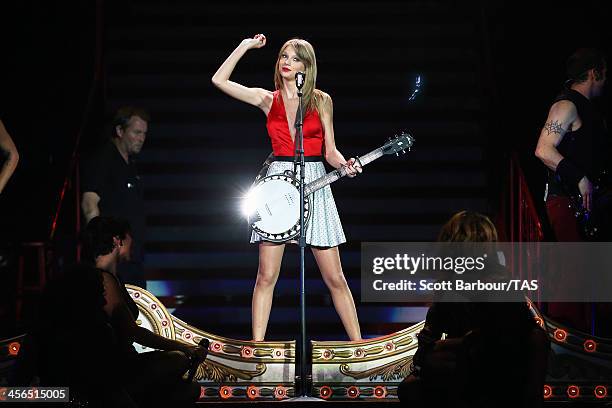 Seven-time Grammy winner Taylor Swift concluded the Australian leg of her RED tour, playing to a sold-out crowd of more than 40,000 fans, at Etihad...