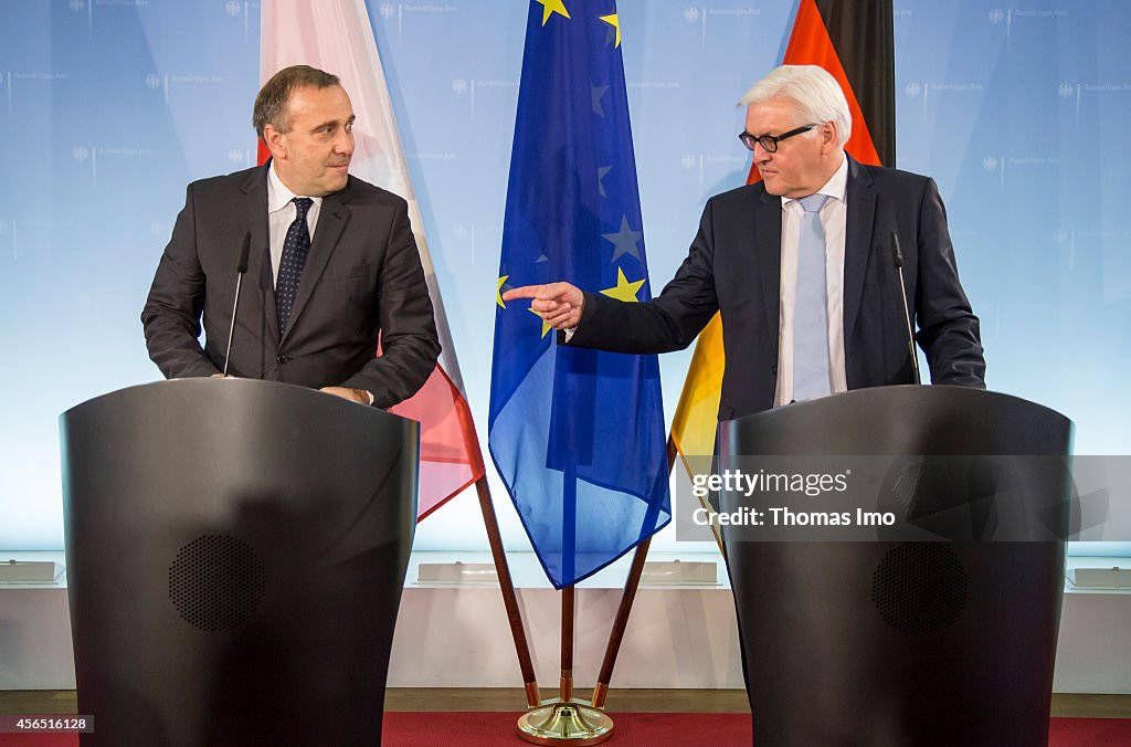 German Foreign Minister Steinmeier Meets New Polish Minister of Foreign Affairs