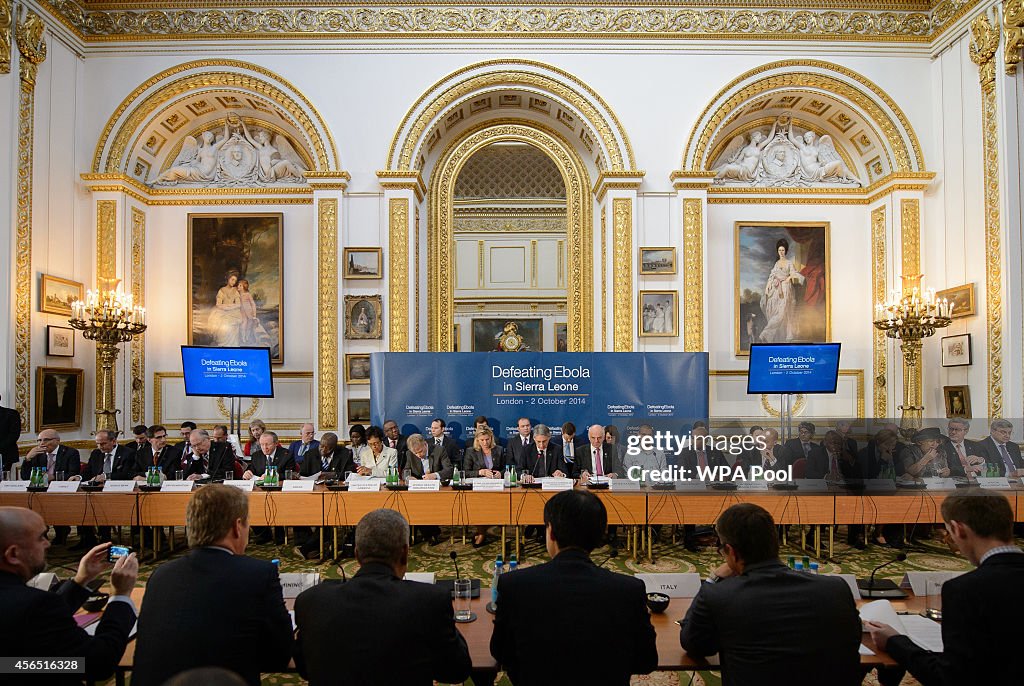 Conference On Defeating Ebola In Sierra Leone