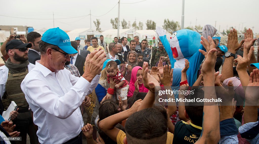 German Development Minister Gerd Mueller Visits Arbil