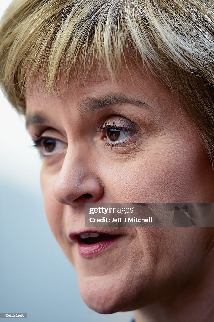 Nicola Sturgeon Bids To Become SNP Leader And First Minister