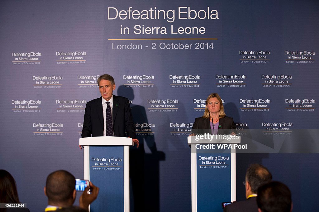 Conference On Defeating Ebola In Sierra Leone