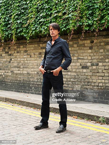 Singer Brett Anderson is photographed for the Independent in London, England.