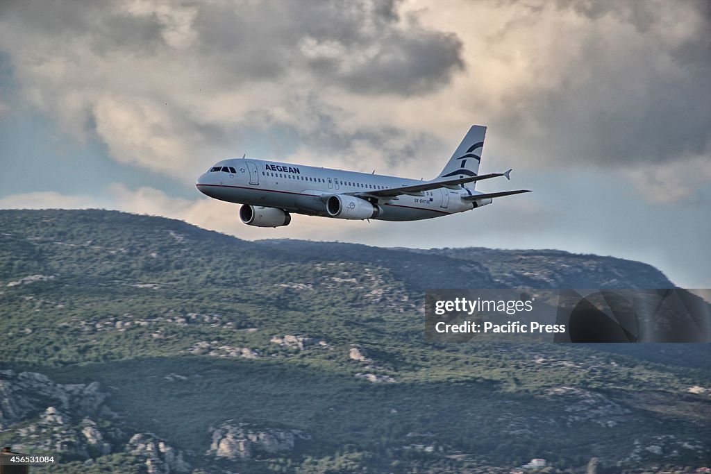 The 320 Aegean Airlines - F-16 ZEUS during the...