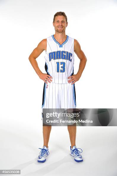 Luke Ridout Luke Ridnour of the Orlando Magic poses for a portrait at Orlando ...