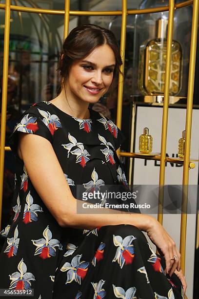 Actress Kasia Smutniak attends the 'Fendi's New Perfume FURIOSA' at Sephora on October 2, 2014 in Rome, Italy.