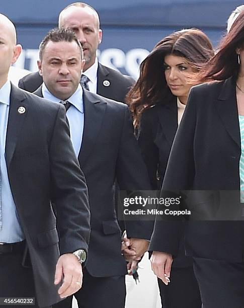 Teresa And Joe Giudice Court Appearance, News Photo