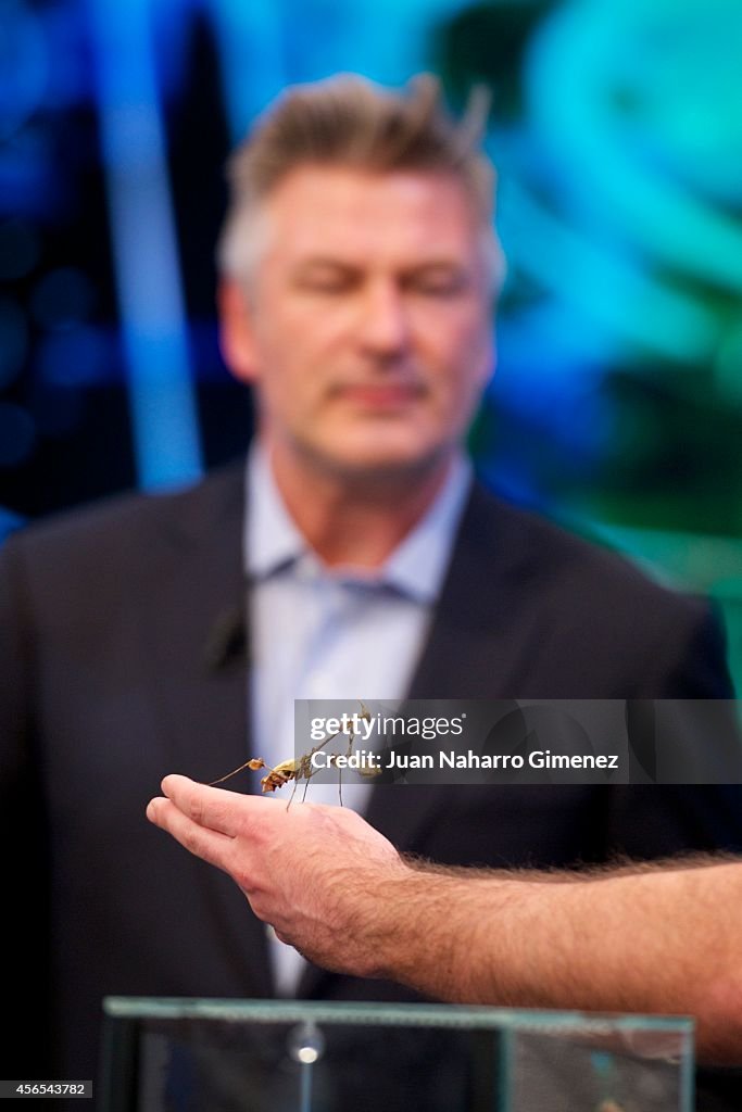 Alec Baldwin Attends "El Hormiguero" TV Show