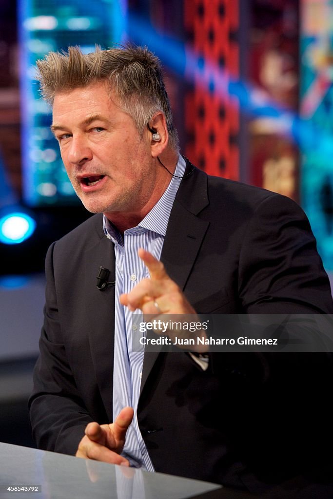 Alec Baldwin Attends "El Hormiguero" TV Show