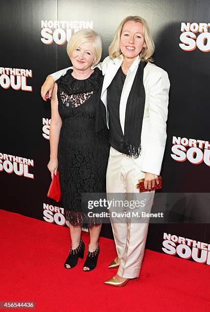 Producer Debbie Gray and director Elaine Constantine attend a Gala Screening of "Northern Soul" at the Curzon Soho on October 2, 2014 in London,...