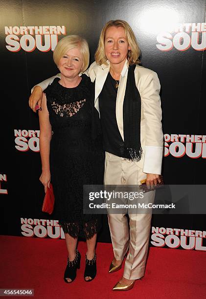 Debbie Gray and Elaine Constantine attend the UK Gala screening of "Northern Soul" at Curzon Soho on October 2, 2014 in London, England.