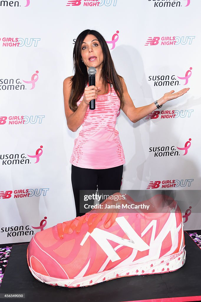 New Balance & Susan G. Komen Celebrate 25-Year Partnership At "Girls' Night Out" With TV Personality And Entrepreneur Bethenny Frankel