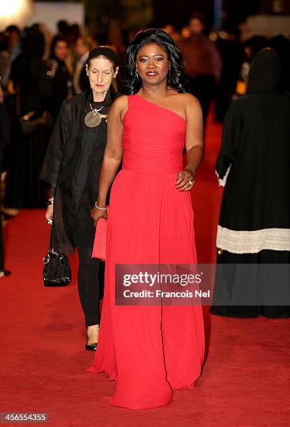 Sheer Lace Beauty Ambassador, Taylor Re'Lynn, wearing Sheer Lace Beauty's signature product line, attends Dubai International Film Festival on...