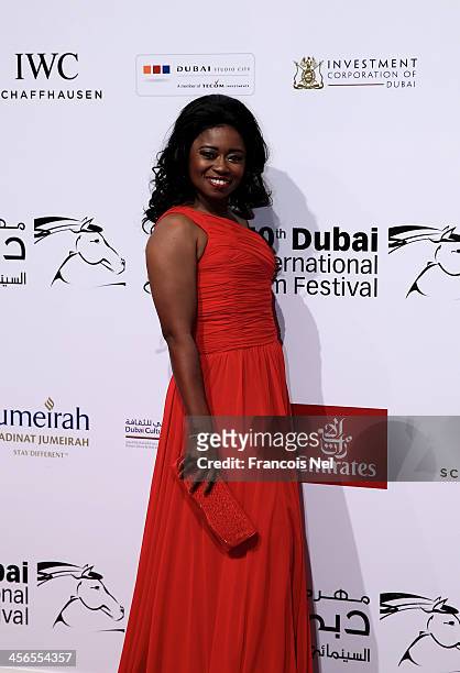 Sheer Lace Beauty Ambassador, Taylor Re Lynn, wearing Sheer Lace Beauty's signature product line, attends Dubai International Film Festival on...