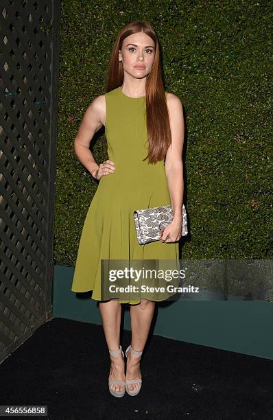 Actress Holland Roden attends Claiborne Swanson Frank's Young Hollywood book launch hosted by Michael Kors at Private Residence on October 2, 2014 in...