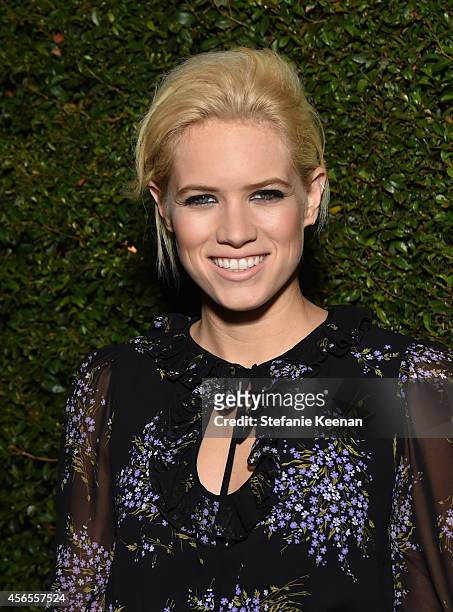 Actress Cody Horn attends Claiborne Swanson Frank's Young Hollywood book launch hosted by Michael Kors at Private Residence on October 2, 2014 in...