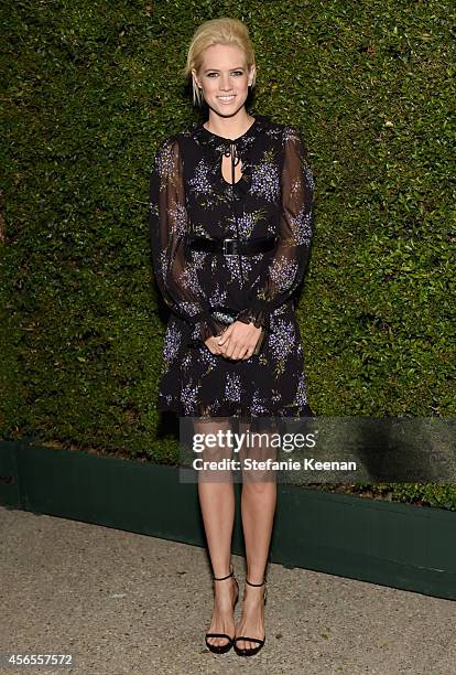 Actress Cody Horn attends Claiborne Swanson Frank's Young Hollywood book launch hosted by Michael Kors at Private Residence on October 2, 2014 in...