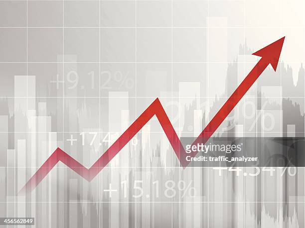 stock market chart - nasdaq stock illustrations