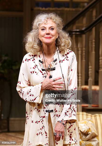 Blythe Danner during the Broadway Opening Night Performance Curtain Call for 'The Country House' at the Samuel J. Friedman Theatre on October 2, 2014...