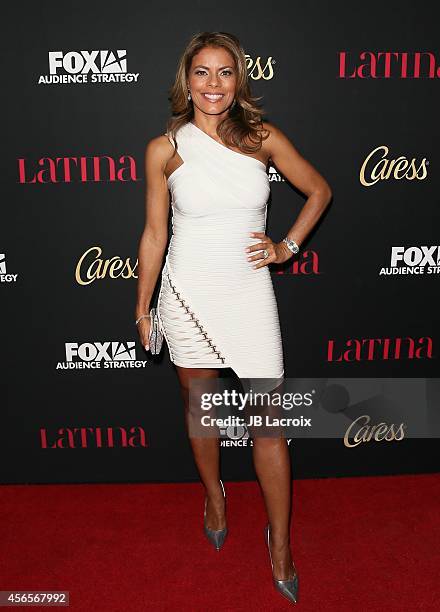 Lisa Vidal attends LATINA Magazine's 'Hollywood Hot List' party at the Sunset Tower Hotel on October 2, 2014 in West Hollywood, California.