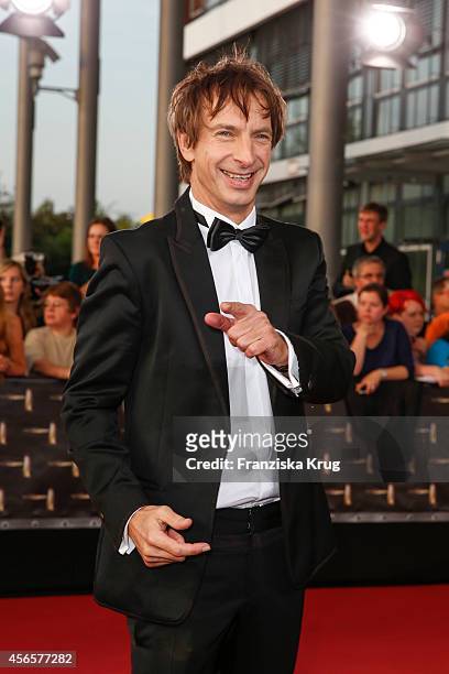 Ingolf Lueck attends the red carpet of the Deutscher Fernsehpreis 2014 on October 02, 2014 in Cologne, Germany.